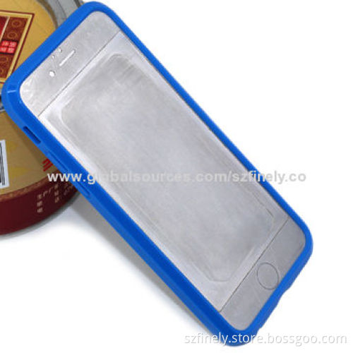 PC and TPU Mobile Phone Case for iPhone 6, Double Injection, Clear PC and TPU Case